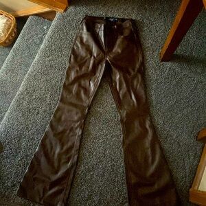 Hollister pleather pants